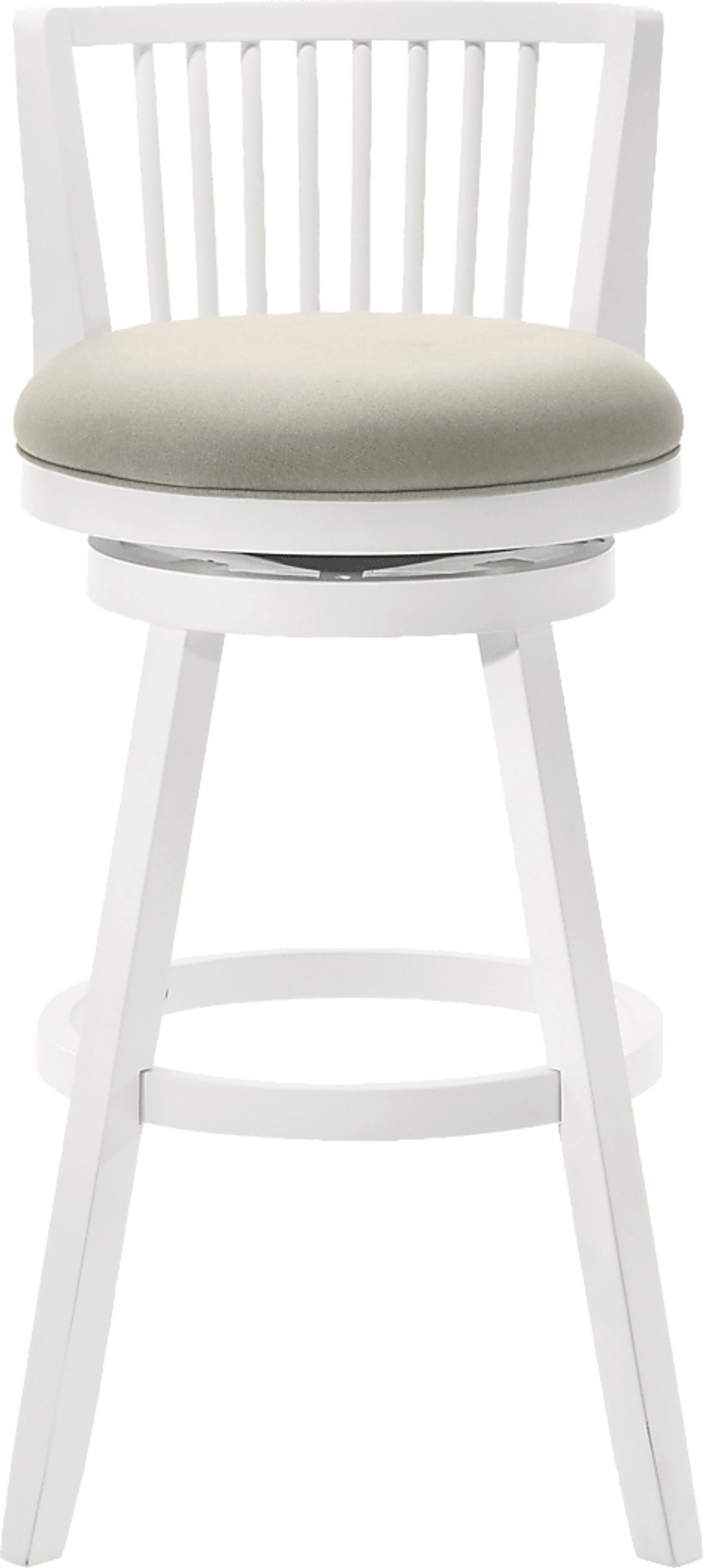 Cragy I White and Beige Barstool - Image 7