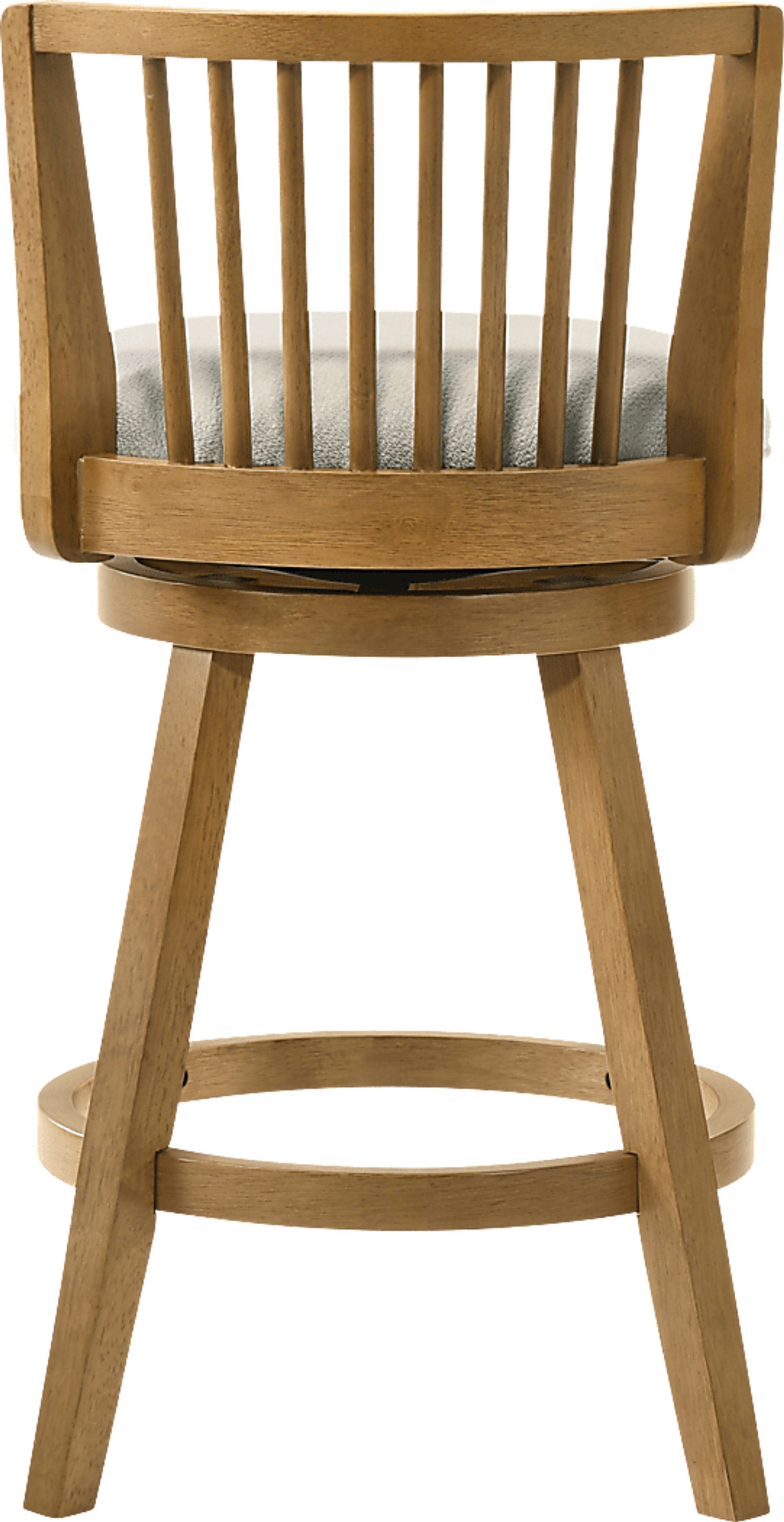 Cragy I White and Beige Counter Height Stool - Image 2
