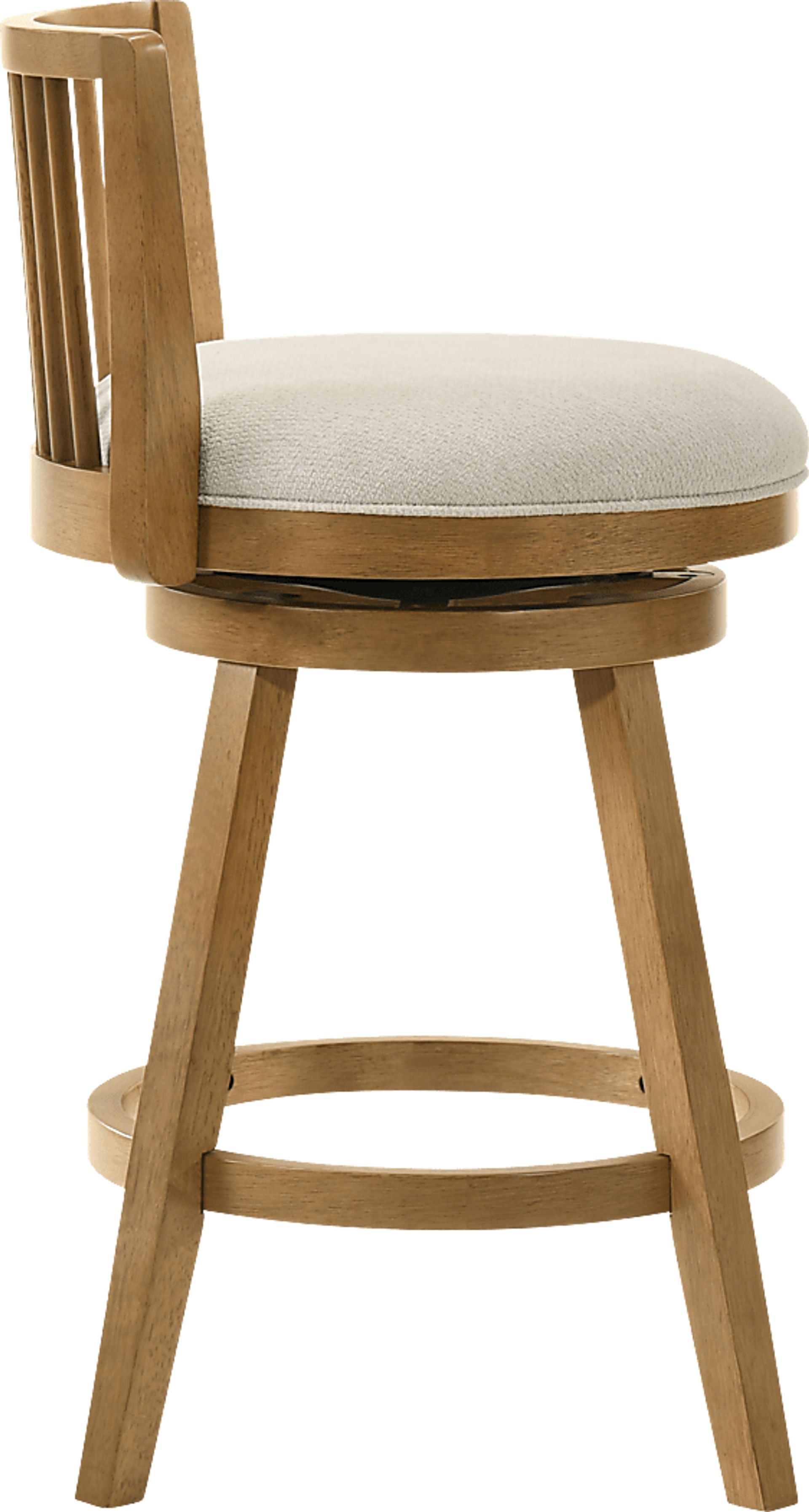 Cragy I White and Beige Counter Height Stool - Image 5