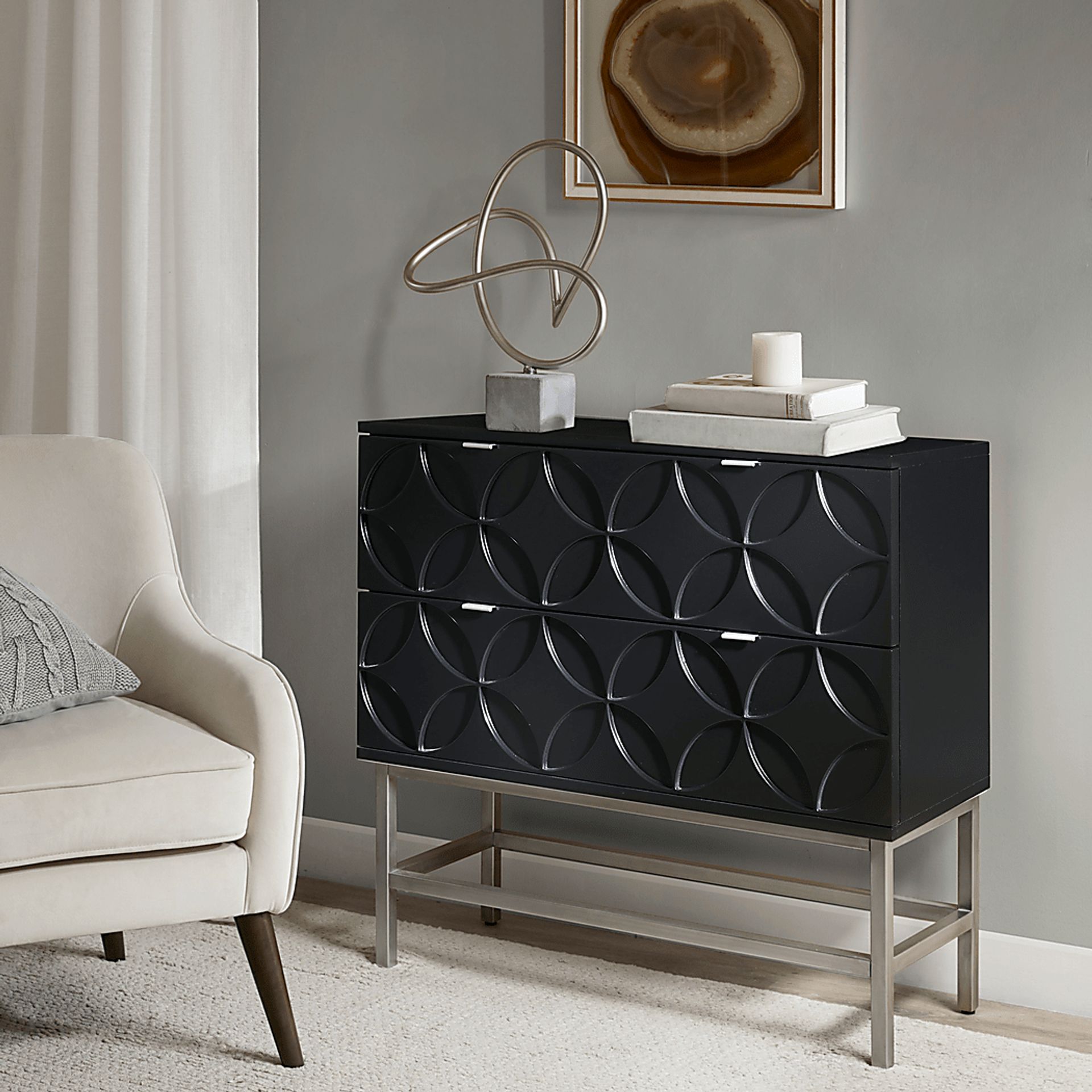Craigmont Black Accent Cabinet - Image 7