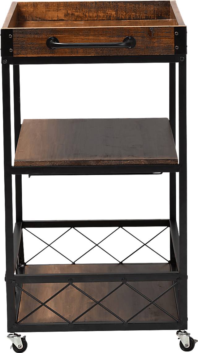 Cranbrook Oak Bar Cart - Thumbnail - Image 5