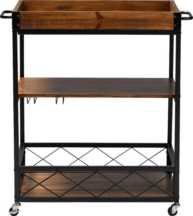 Cranbrook Oak Bar Cart - Thumbnail - Image 6