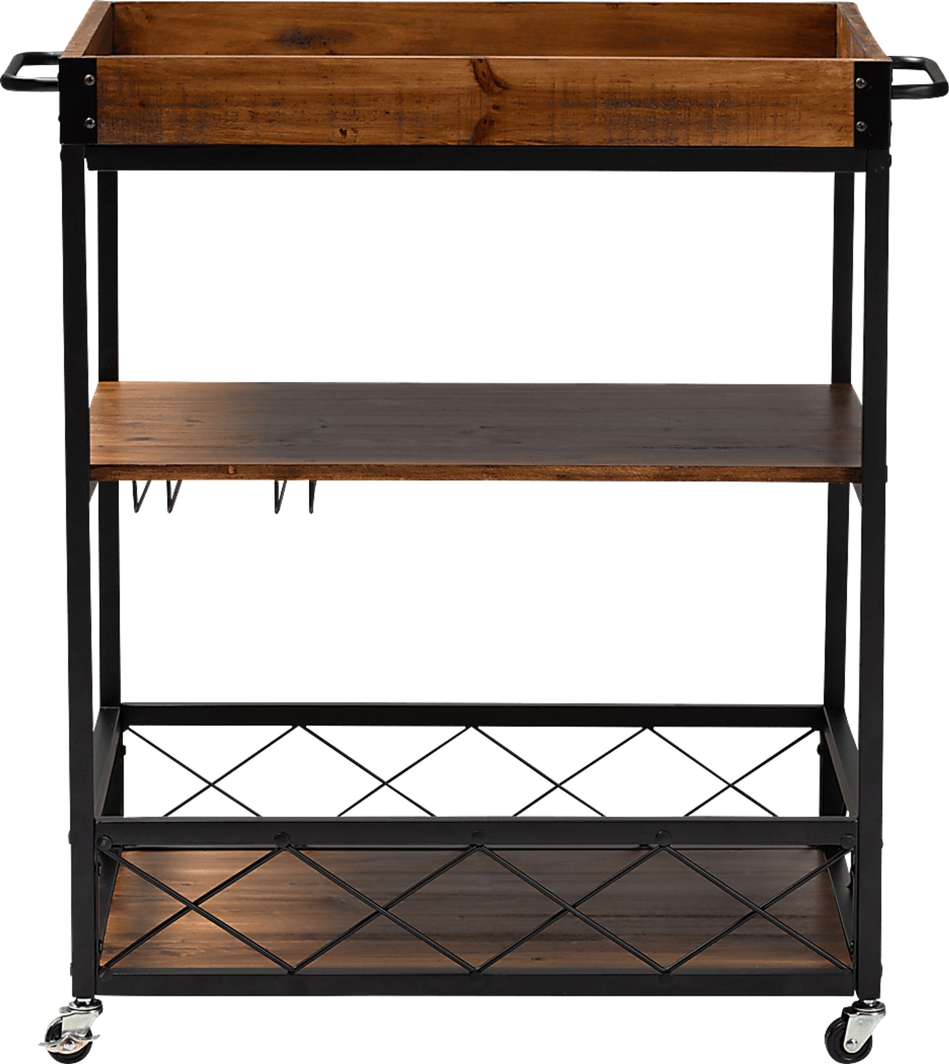 Cranbrook Oak Bar Cart - Image 6