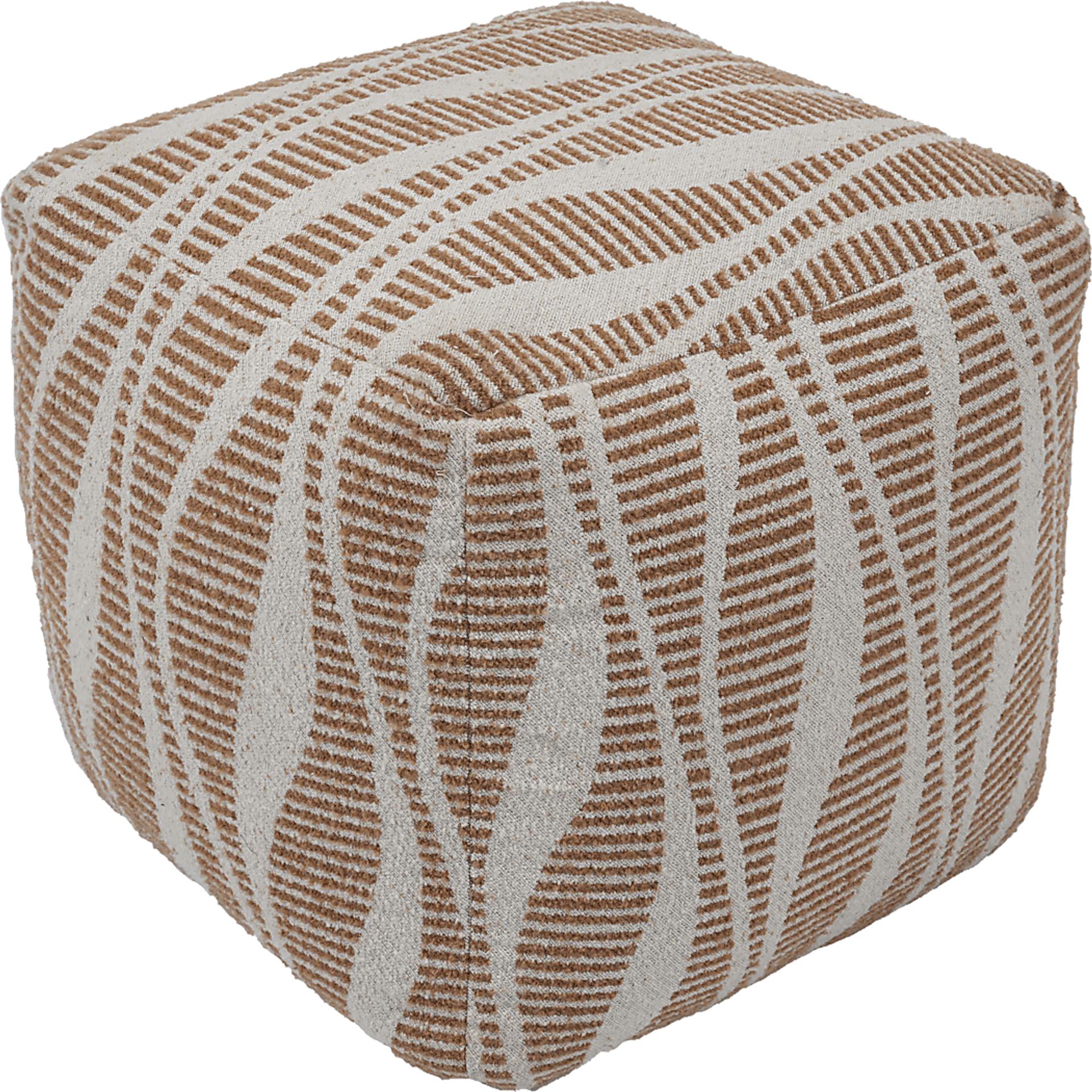 Cranburne Beige Ottoman - Image 3