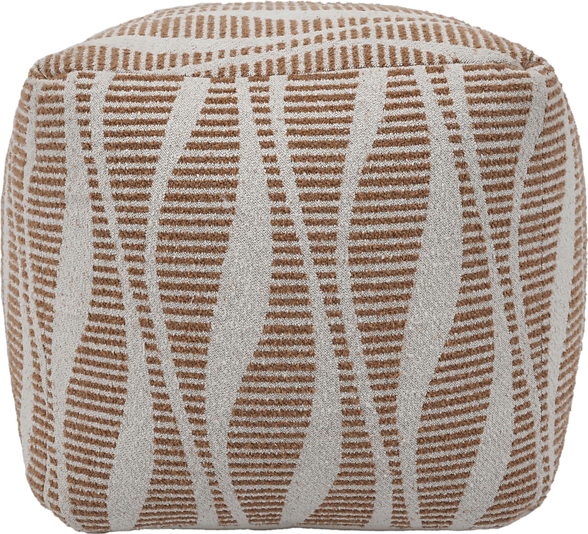 Cranburne Beige Ottoman - Image 1