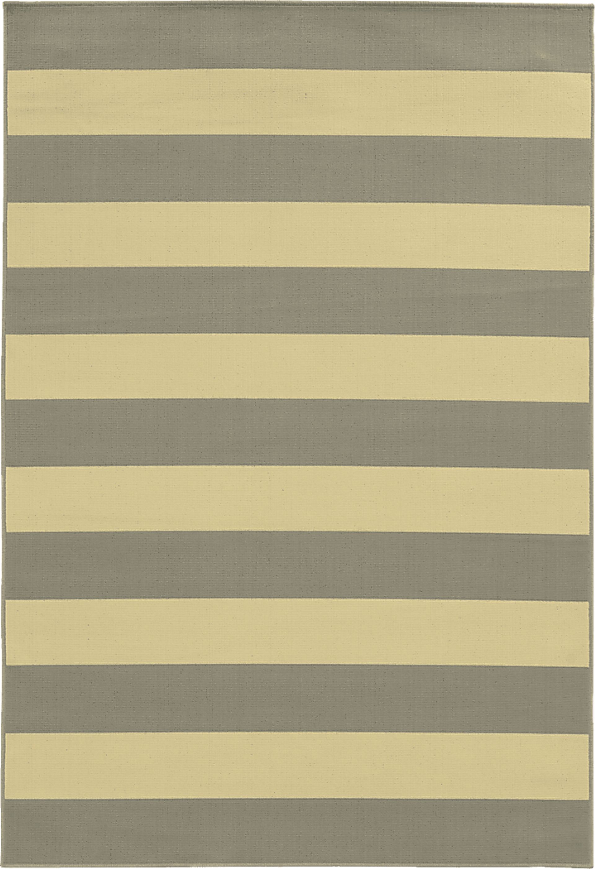 Crane Bay Gray 7'10 x 10'10 Indoor/Outdoor Rug - Image 1