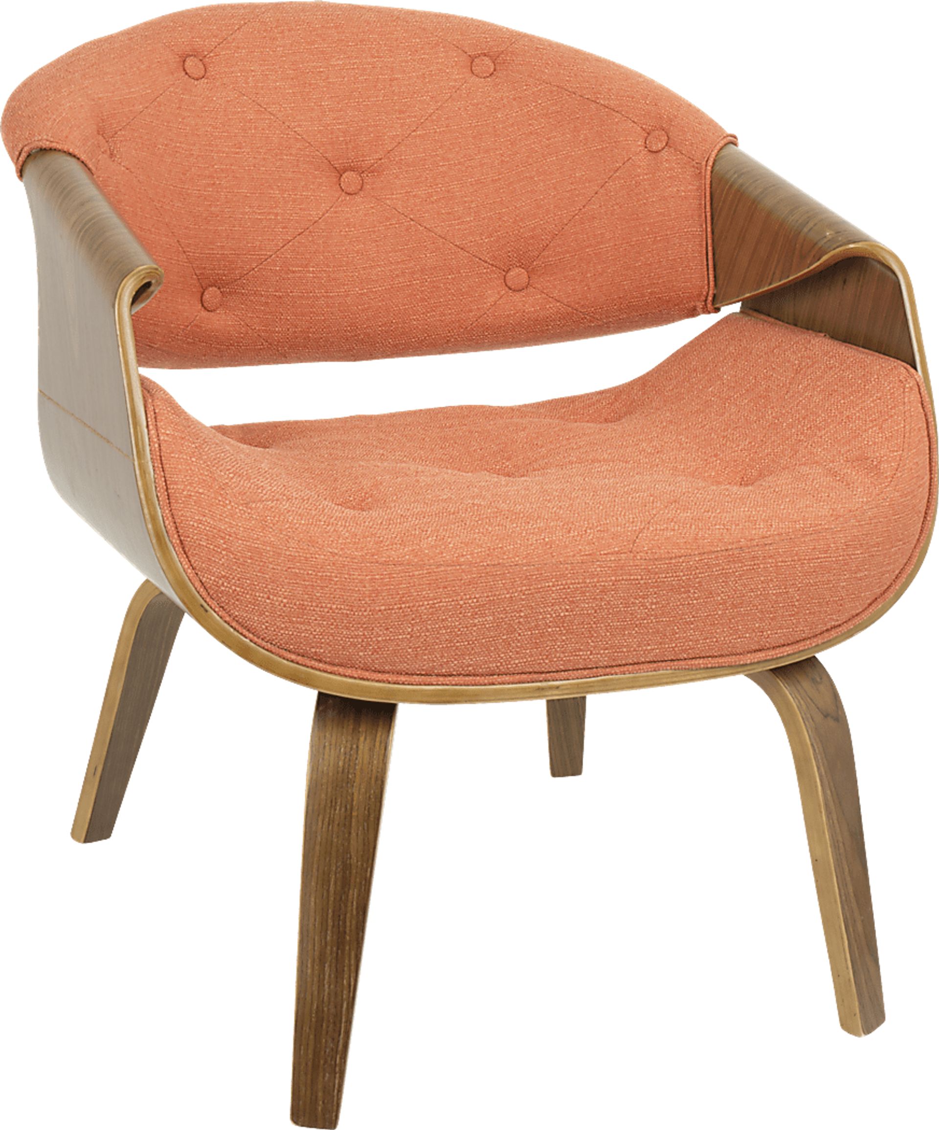 Cranleigh Orange Accent Chair - Image 1