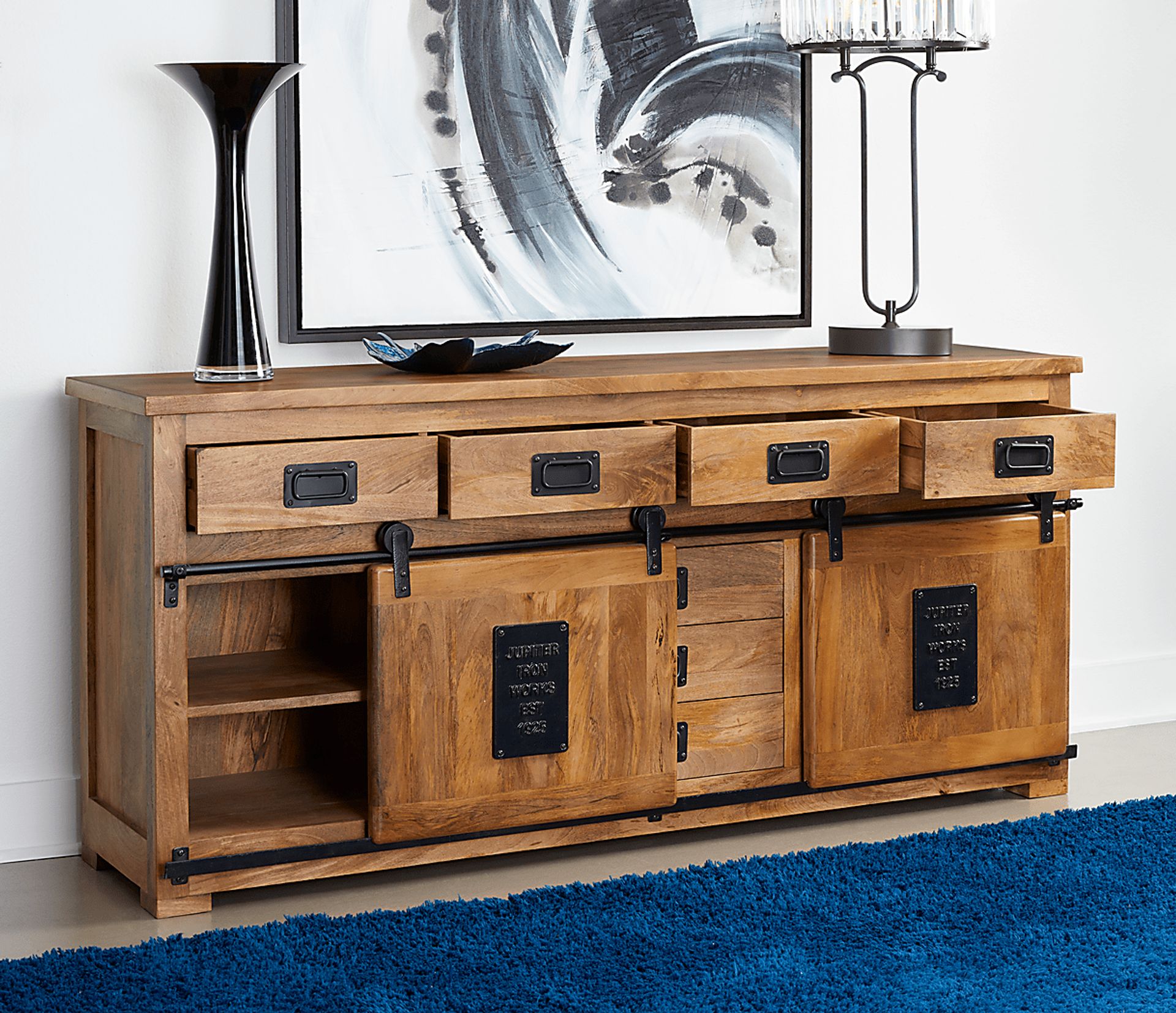Cranman Natural Credenza - Image 3