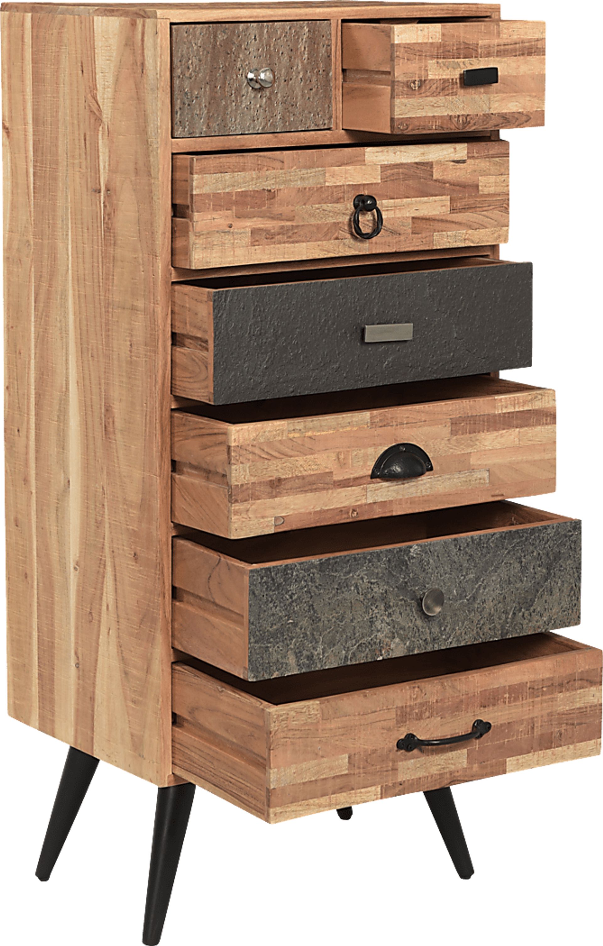 Cranmore Brown Tall Accent Cabinet - Image 3