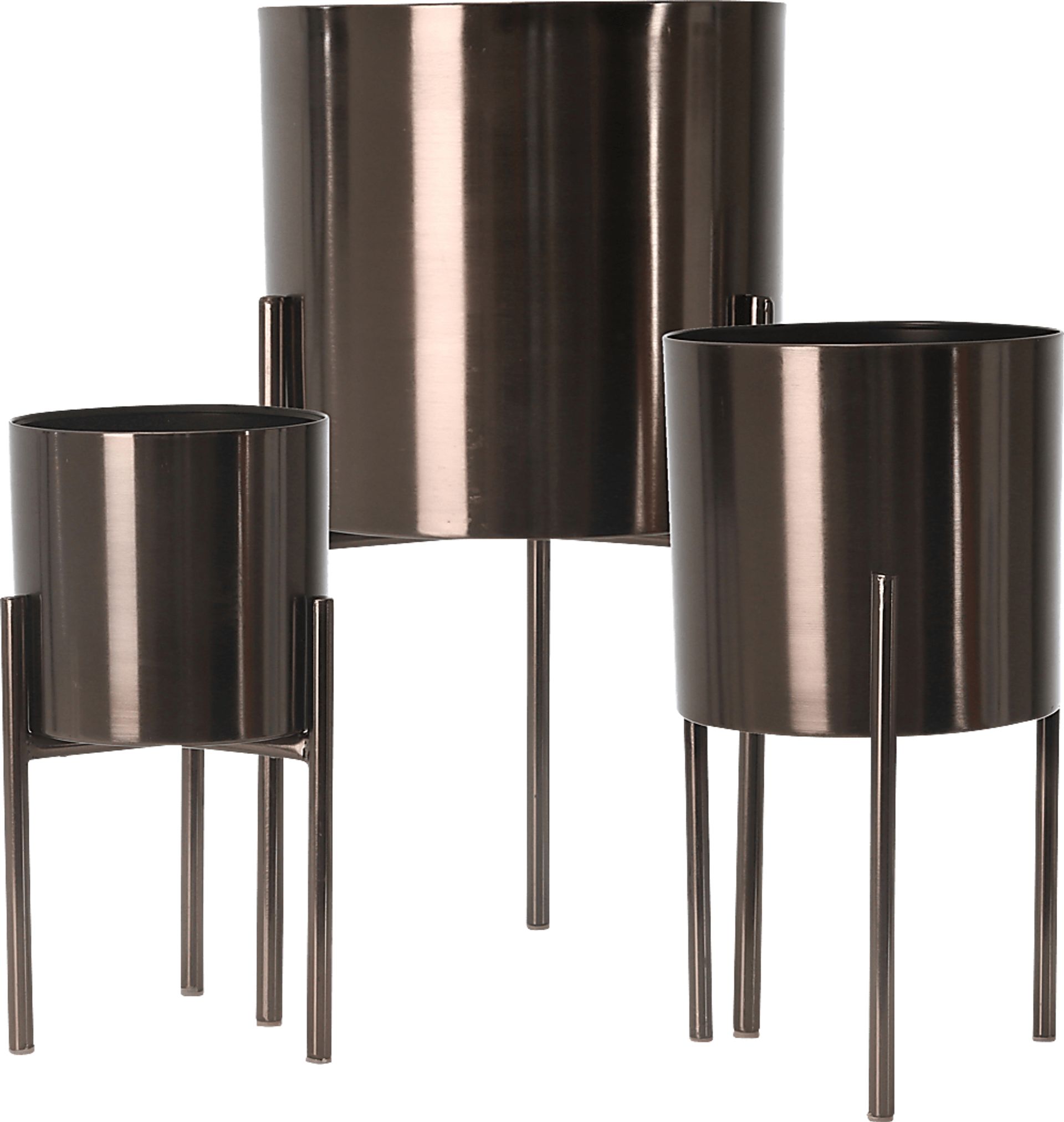 Cranndall Gray Planter, Set of 3 - Image 1