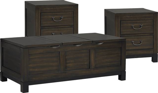 Cranwell Walnut 3 Pc Table Set - Thumbnail - Image 1
