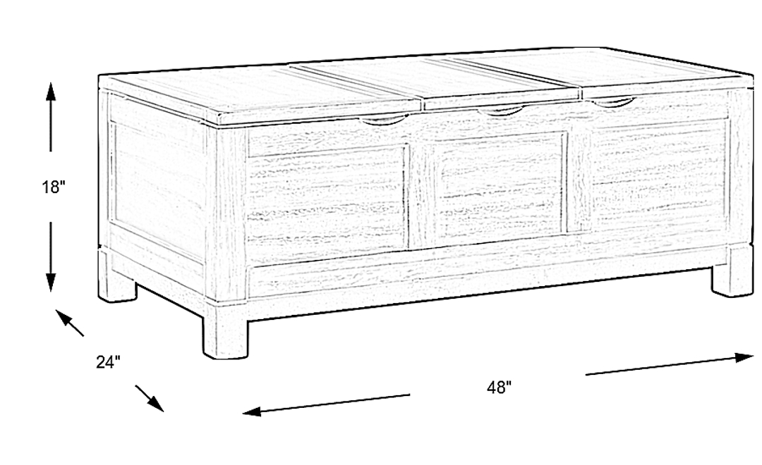 Cranwell Walnut Cocktail Table