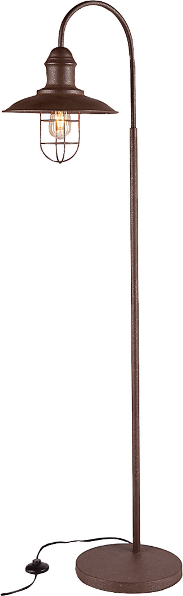 Crayford Brown Floor Lamp - Thumbnail - Image 1