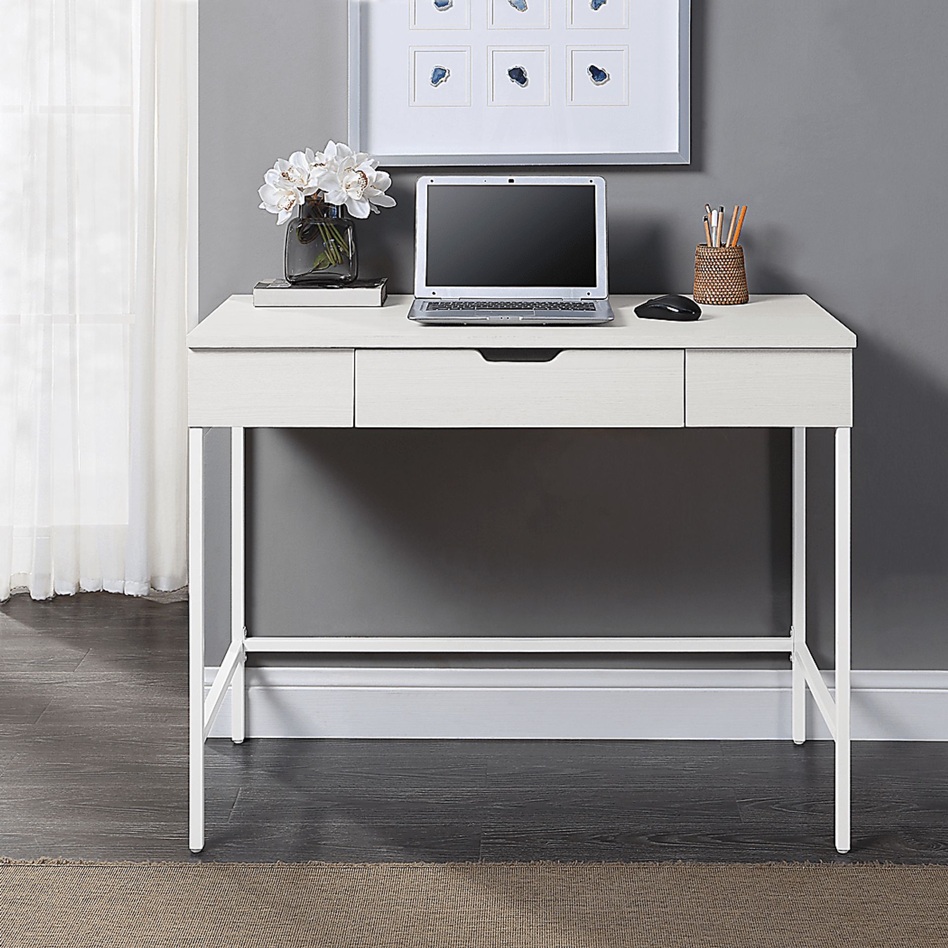 Crayg White Standing Desk - Image 2