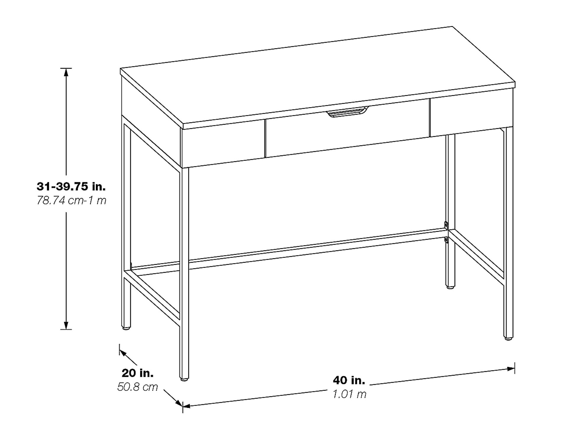 Crayg White Standing Desk - Image 5