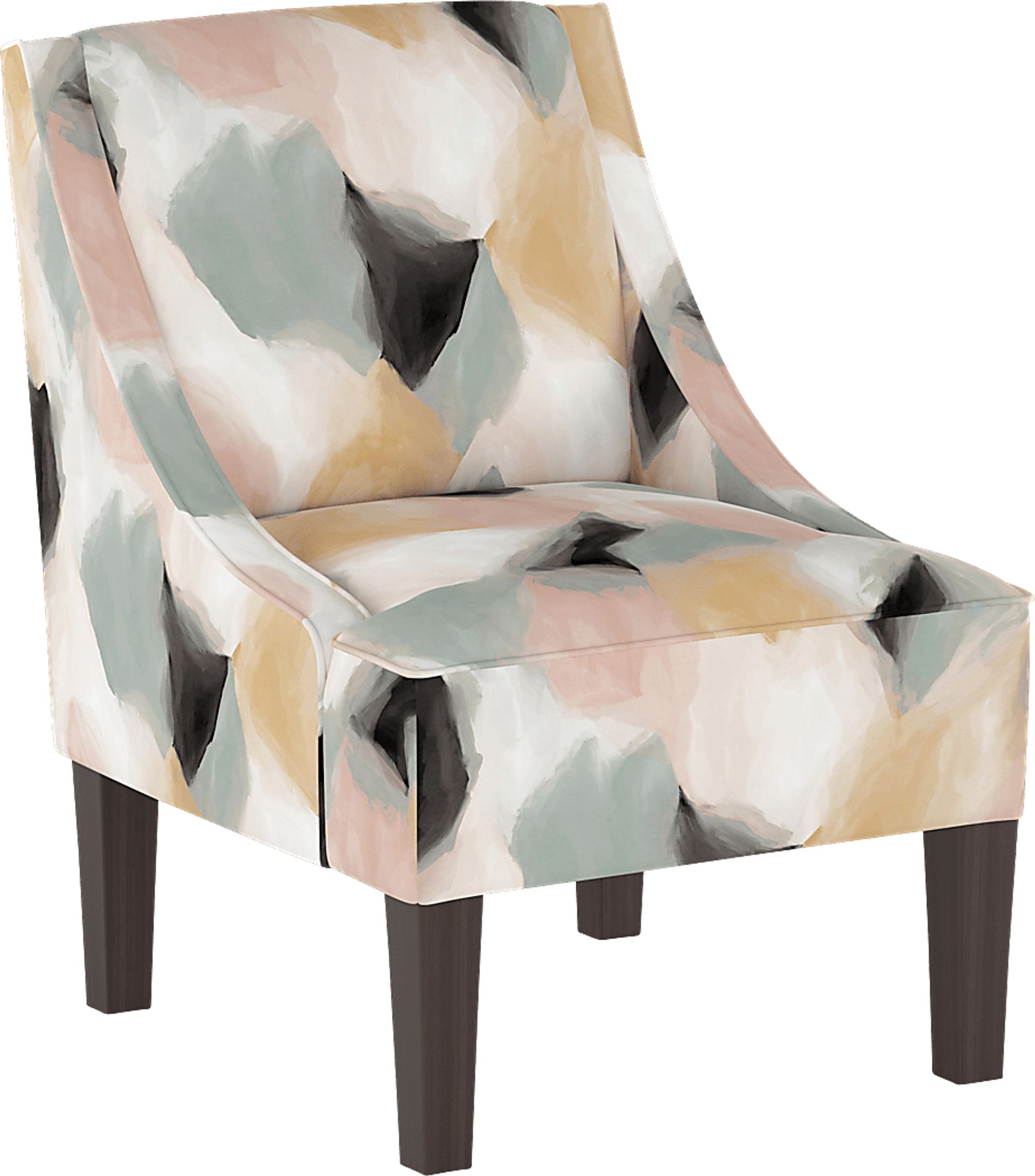 Creamy Hues Cream Accent Chair - Image 1
