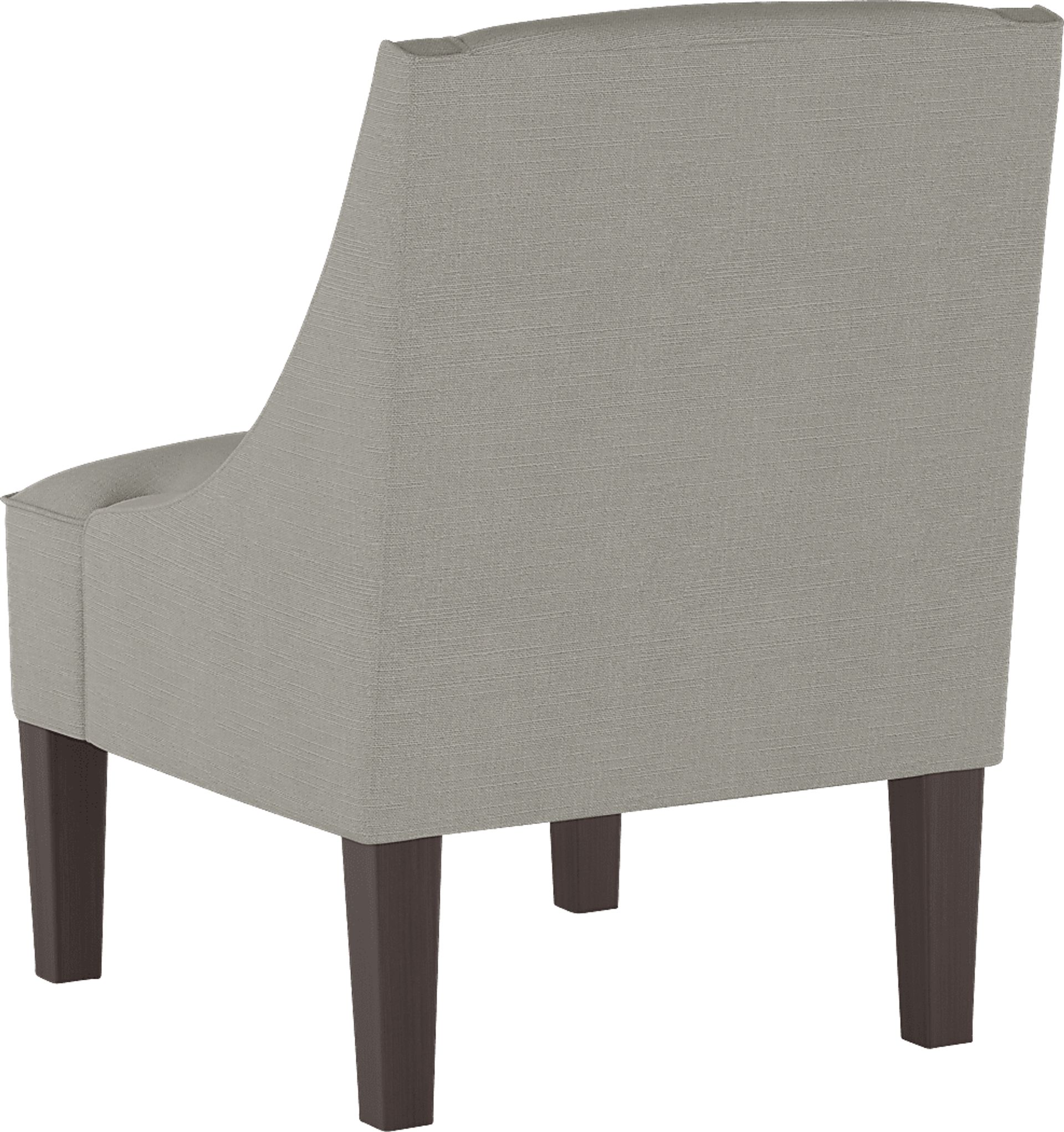 Creamy Hues Gray Accent Chair - Image 4