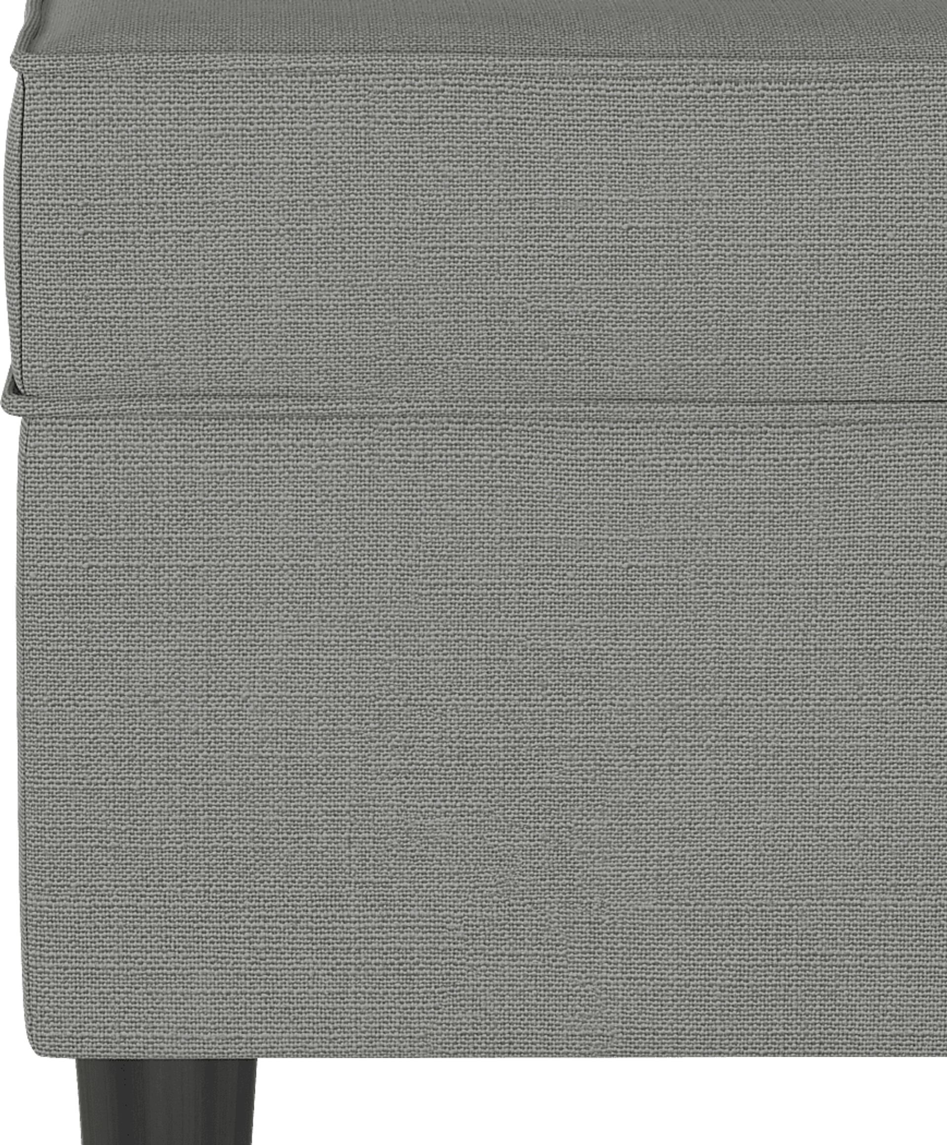 Creamy Hues Gray Storage Bench - Image 4