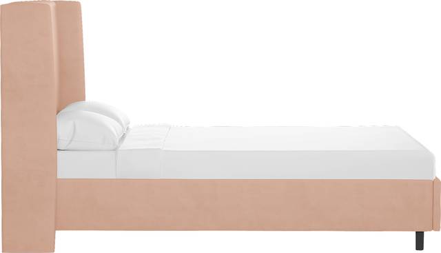 Creamy Hues Pink King Upholstered Bed - Thumbnail - Image 3