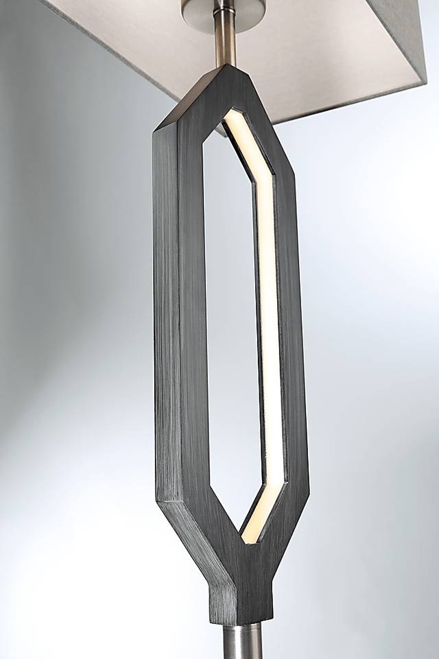 Creek Stone Gray Floor Lamp - Thumbnail - Image 2