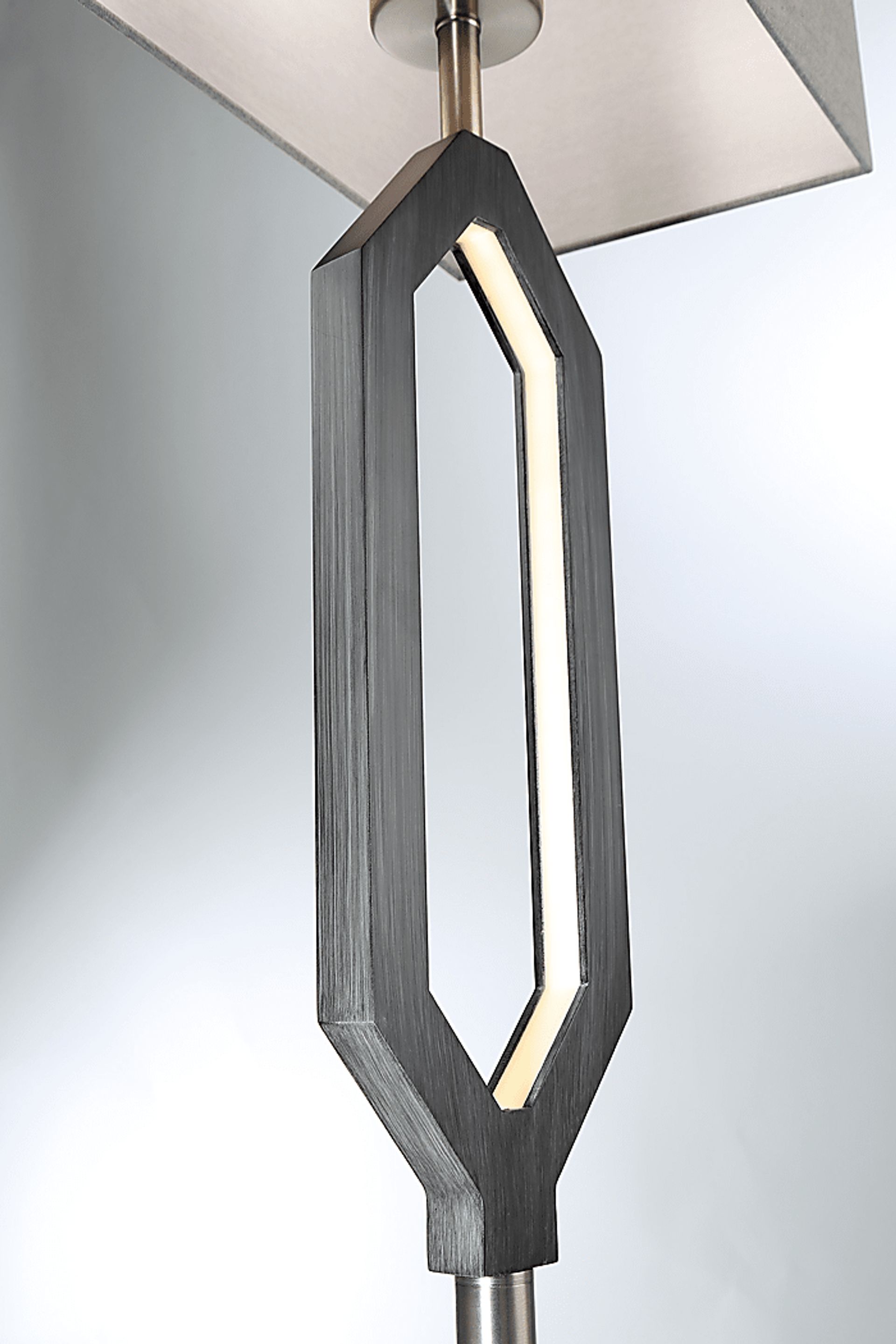 Creek Stone Gray Floor Lamp - Image 2