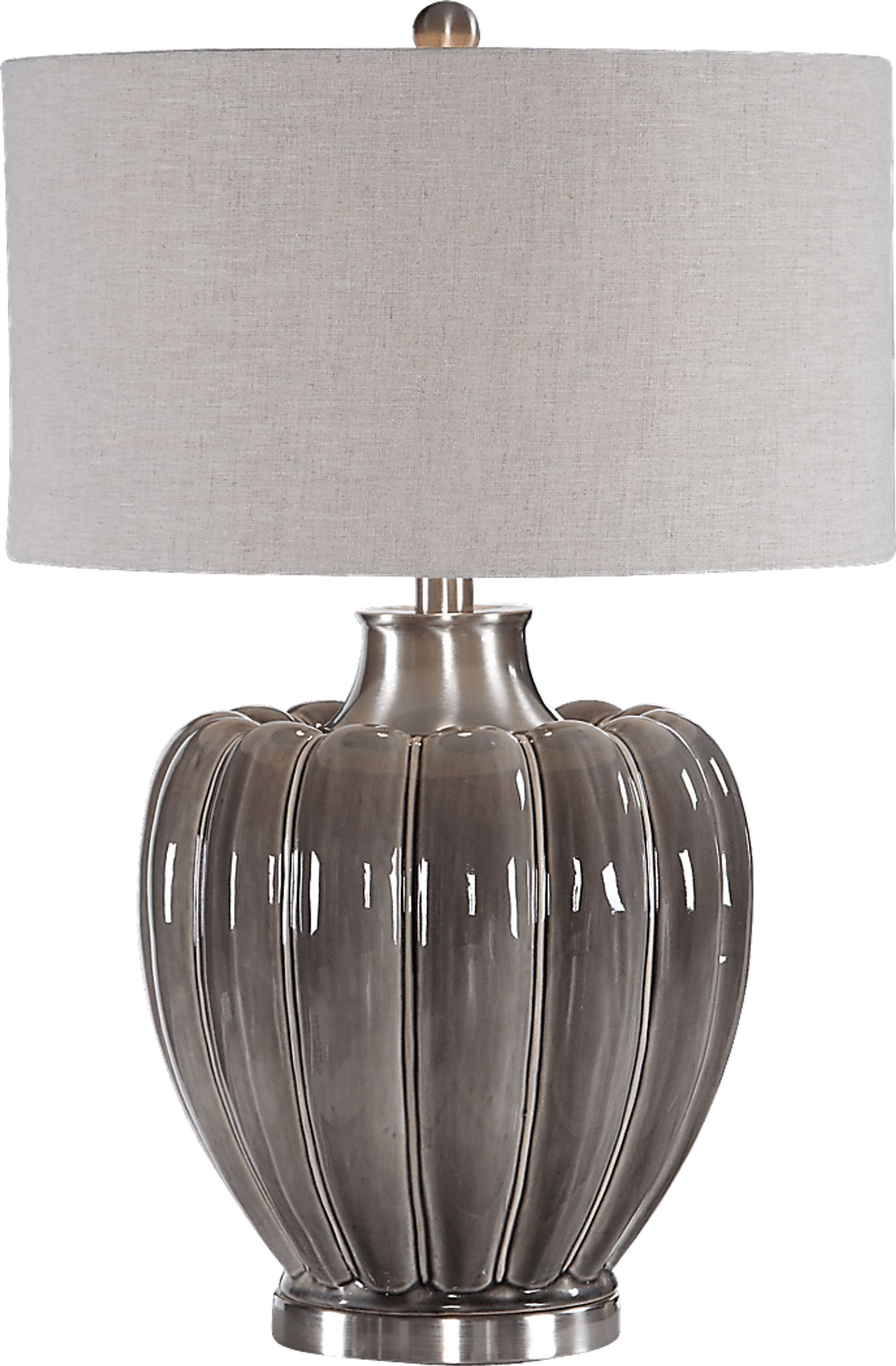Creekbed Gray Lamp - Image 1