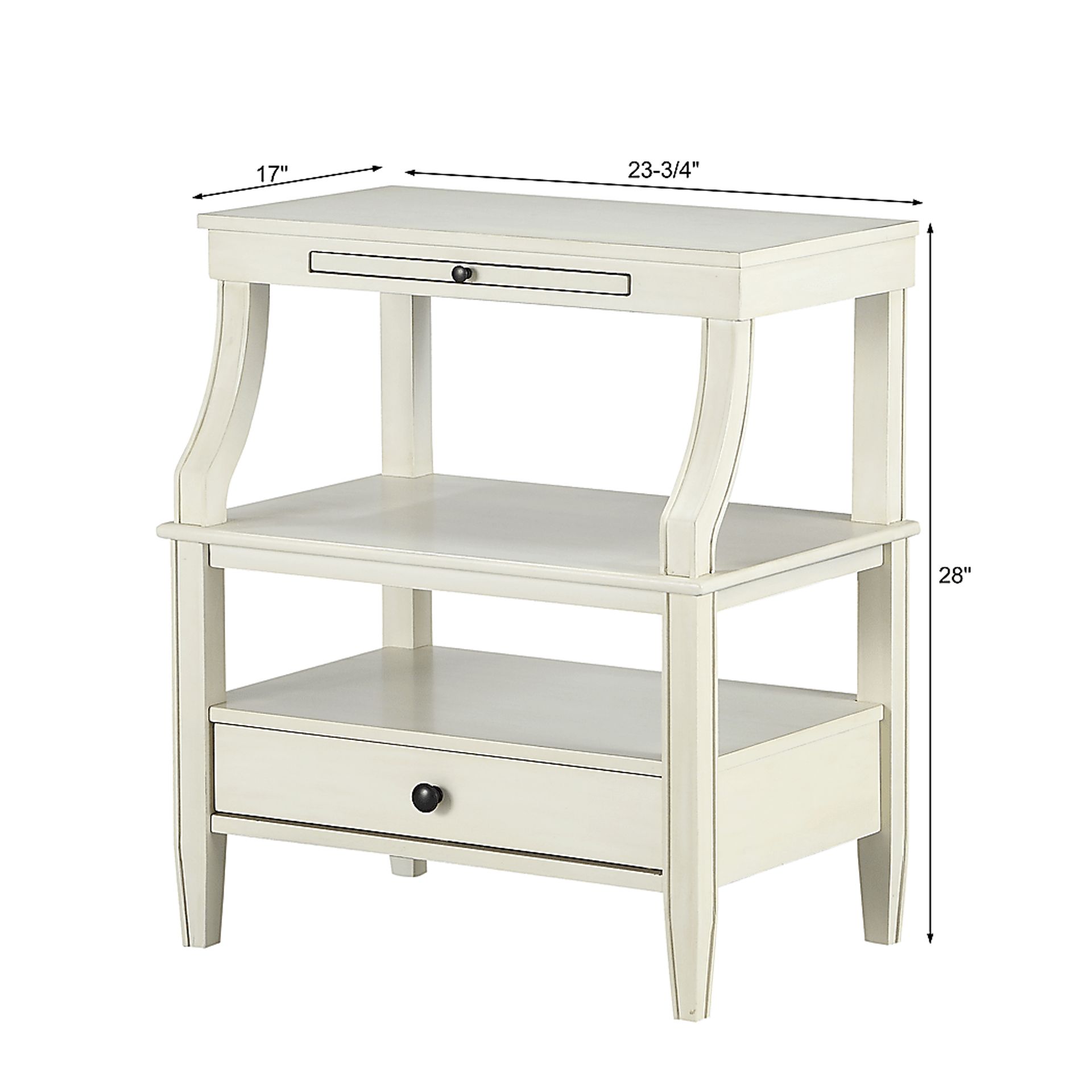 Creekglen White End Table - Image 10