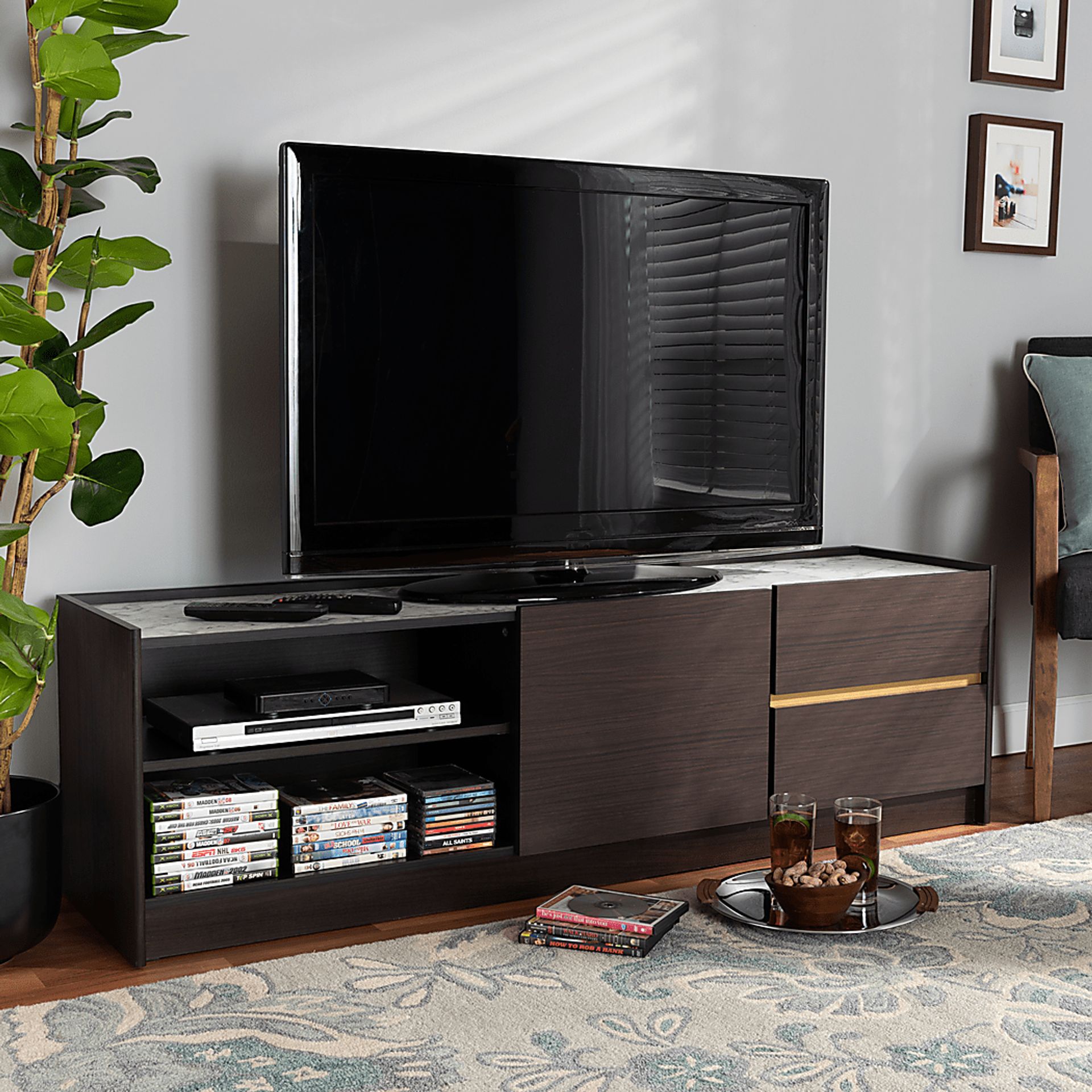 Creeksay Brown 63 in. Console - Image 7
