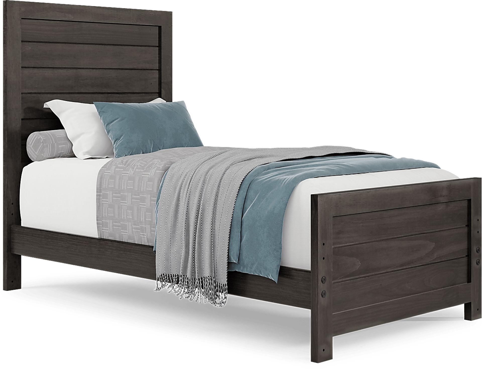 Kids Creekside 2.0 Charcoal Twin Panel Bedroom - Image 2