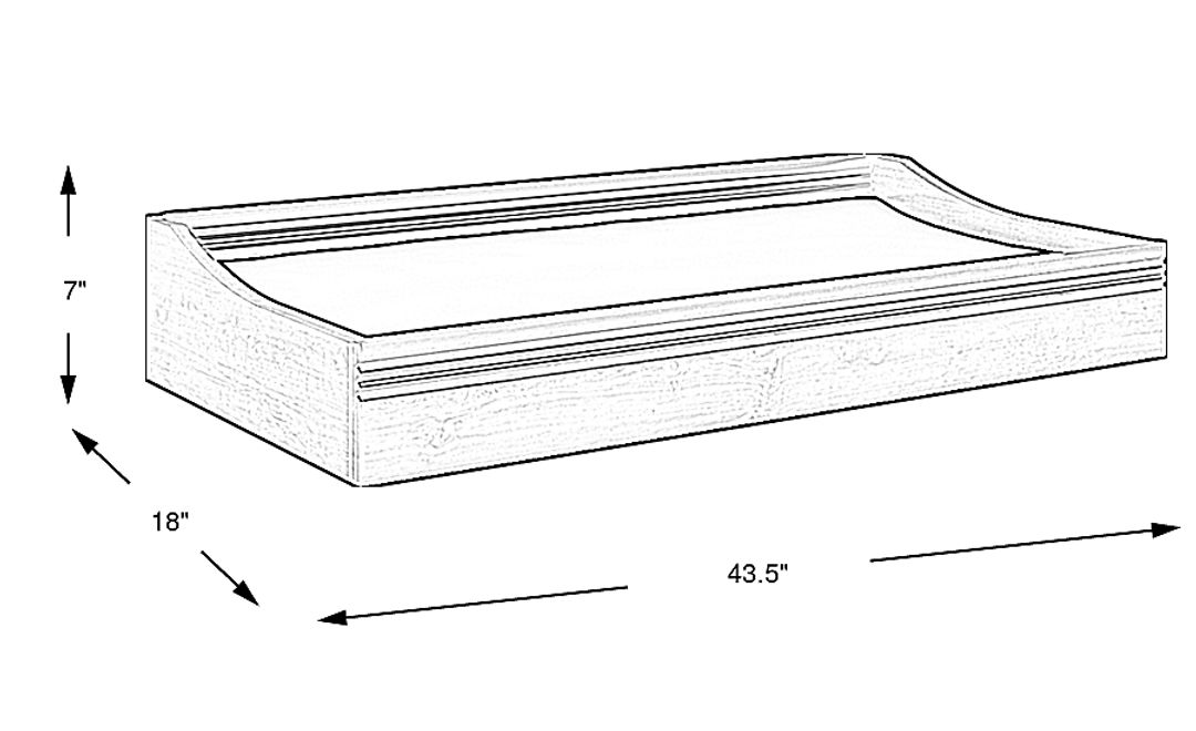 Creekside 2.0 Charcoal Changing Tray