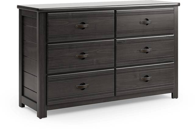 Kids Creekside 2.0 Charcoal 5 Pc Full Bookcase Bedroom with Storage - Thumbnail - Image 6