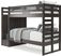 Kids Creekside 2.0 Charcoal Twin/Twin Step Bunk Bed