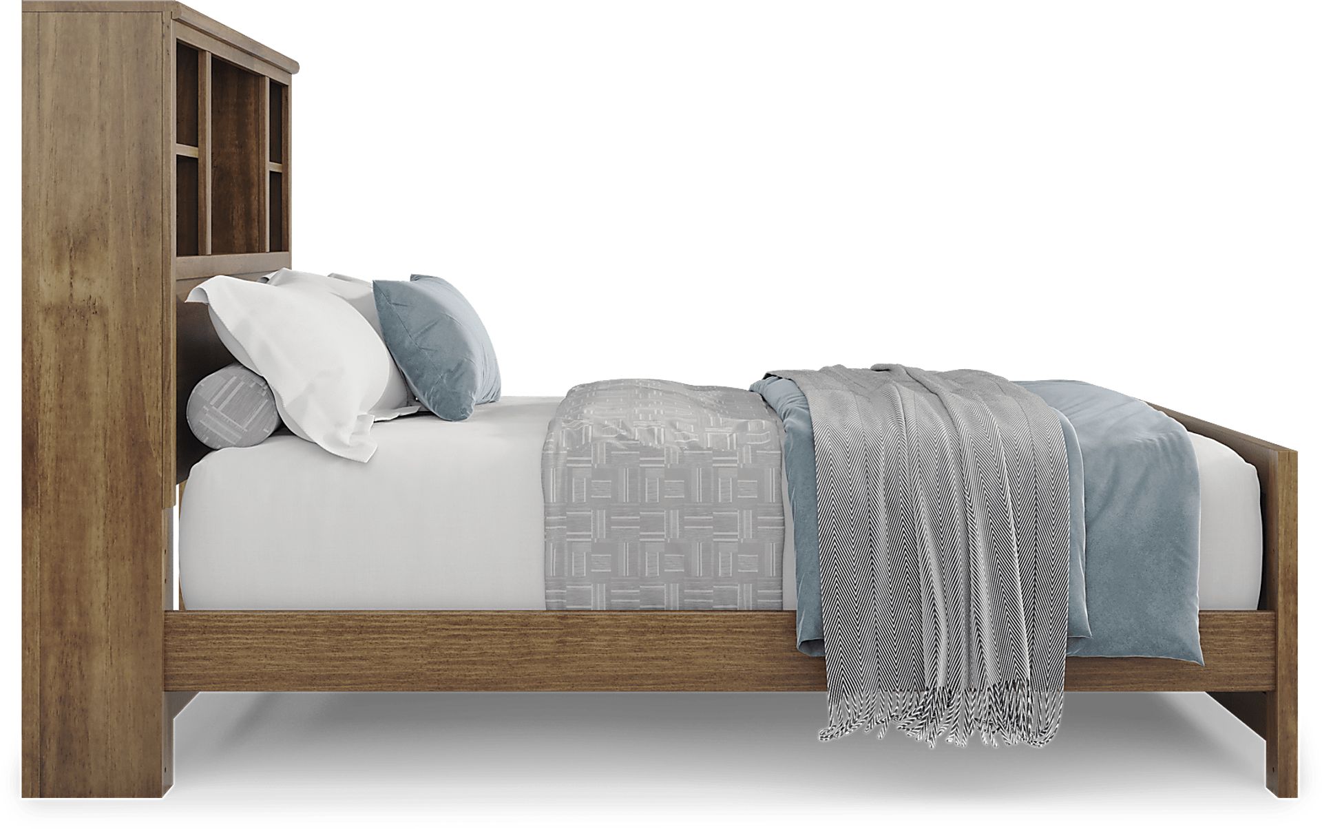 Kids Creekside 2.0 Chestnut Full Bookcase Bed - Image 4