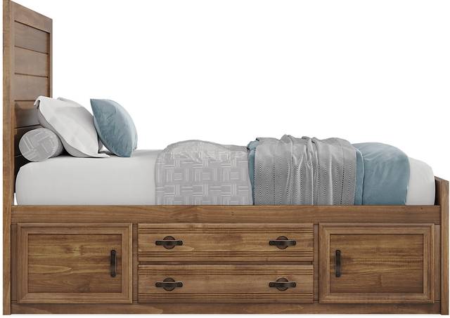 Kids Creekside 2.0 Chestnut Twin Panel Bedroom with 2 Storage Side Rails - Thumbnail - Image 5