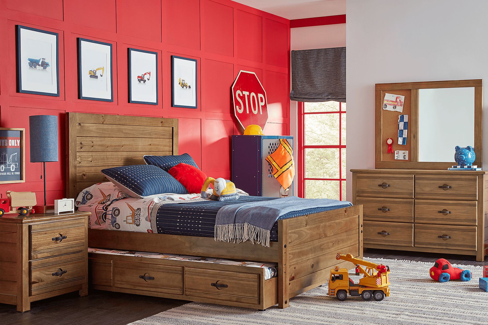 Kids Creekside 2.0 Chestnut 5 Pc Full Panel Bedroom - Image 1