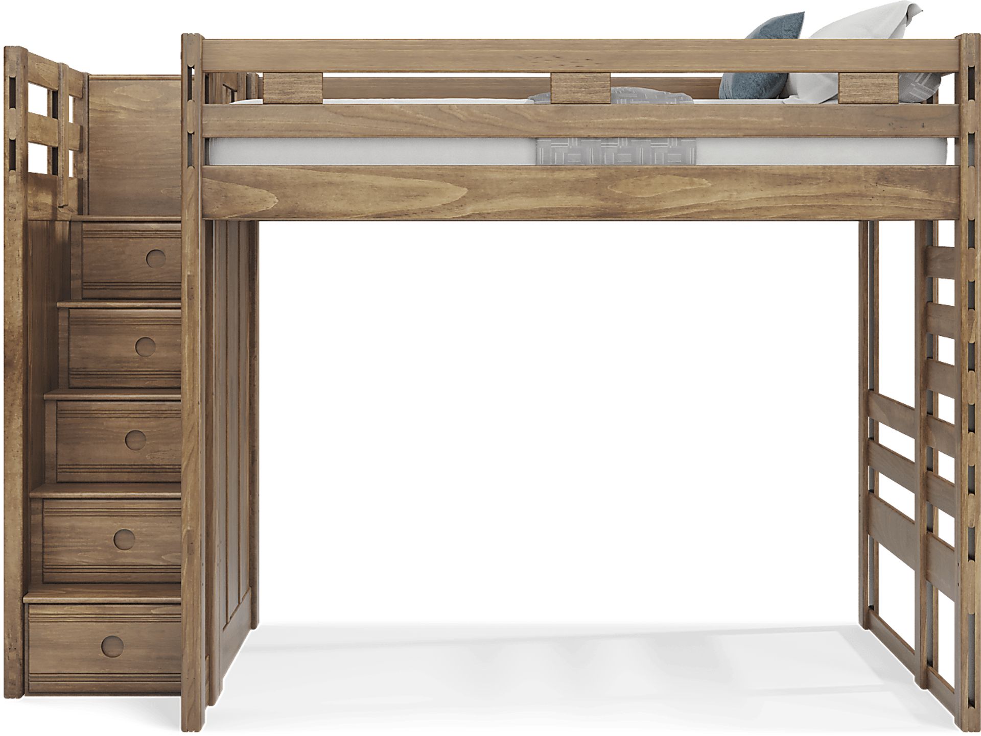 Kids Creekside 2.0 Chestnut Full Step Loft - Image 2