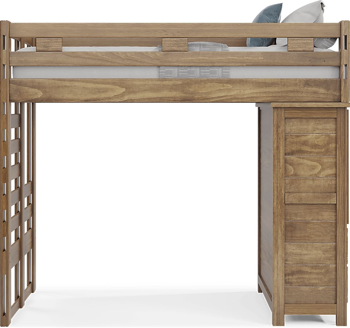 Creekside 2.0 Chestnut Twin Loft with Chest - Thumbnail 4