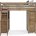 Kids Creekside 2.0 Chestnut Twin Loft with Loft Chest and Desk
