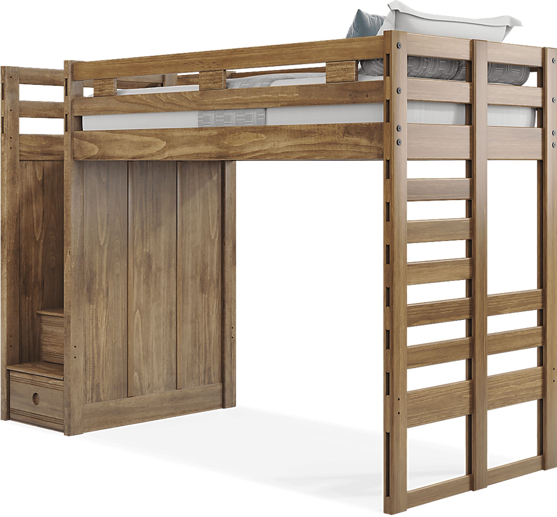 Kids Creekside 2.0 Chestnut Twin Step Loft - Image 3