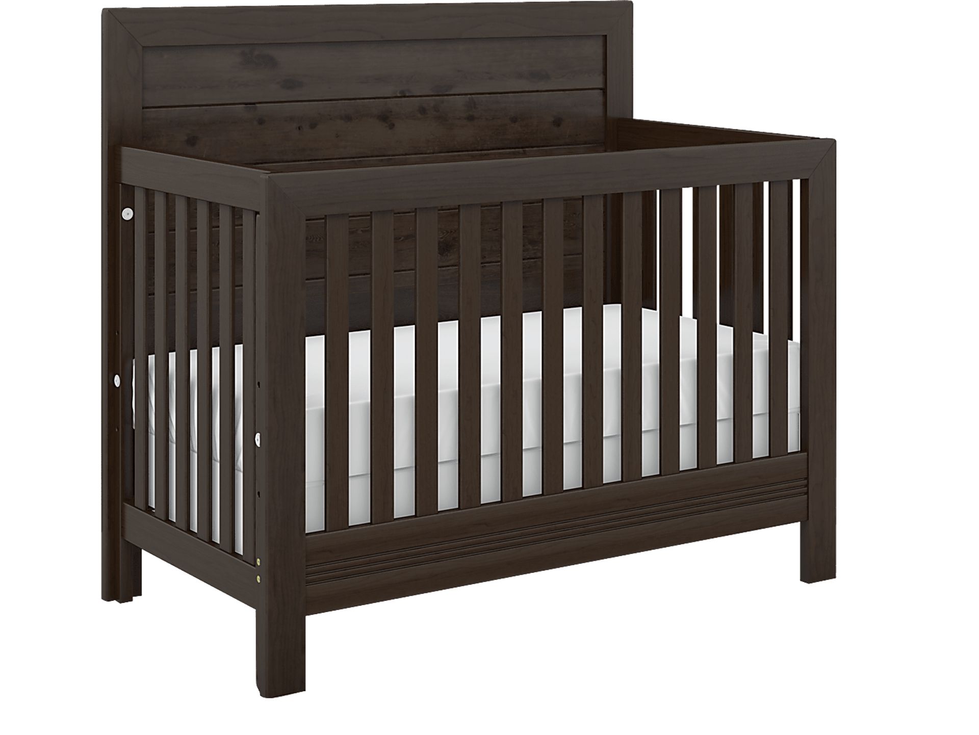 Creekside Charcoal 6 Pc Nursery with Toddler & Conversion Rails - Image 3