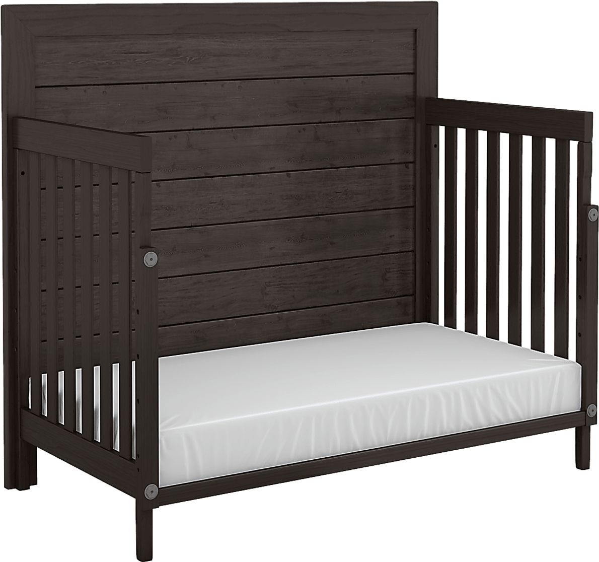 Creekside 2.0 Charcoal 6 Pc Nursery with Toddler and Full Conversion