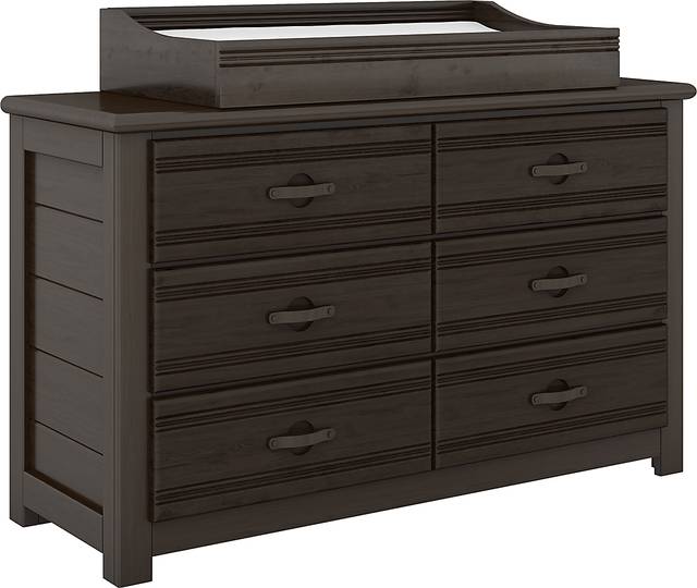 Creekside Charcoal 6 Pc Nursery with Toddler & Conversion Rails - Thumbnail - Image 7