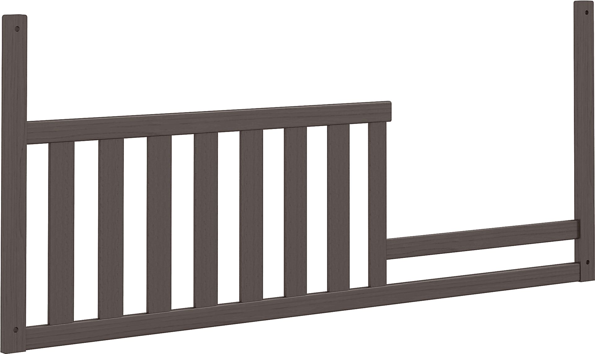 Creekside Charcoal 6 Pc Nursery with Toddler & Conversion Rails - Image 12