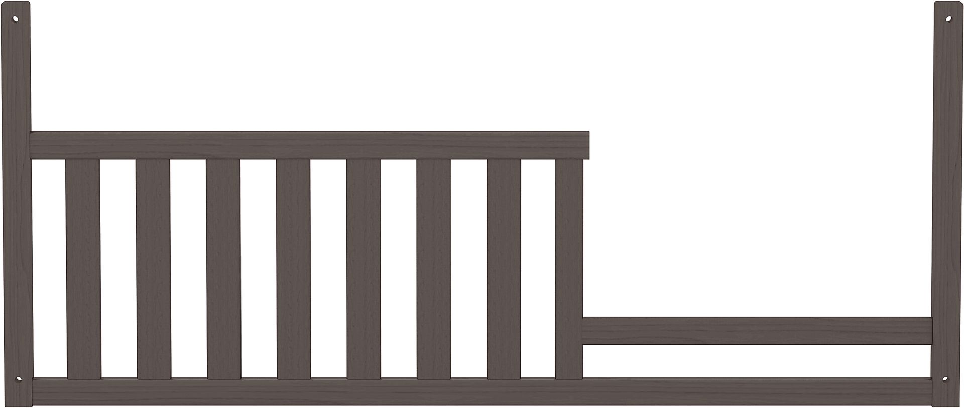 Creekside Charcoal 6 Pc Nursery with Toddler & Conversion Rails - Image 11
