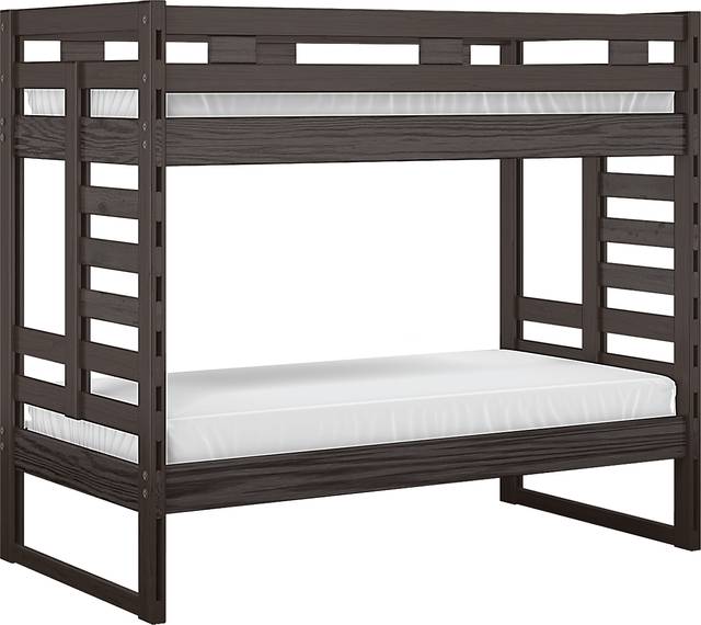 Creekside Charcoal Twin/Twin Bunk Bed - Thumbnail - Image 1