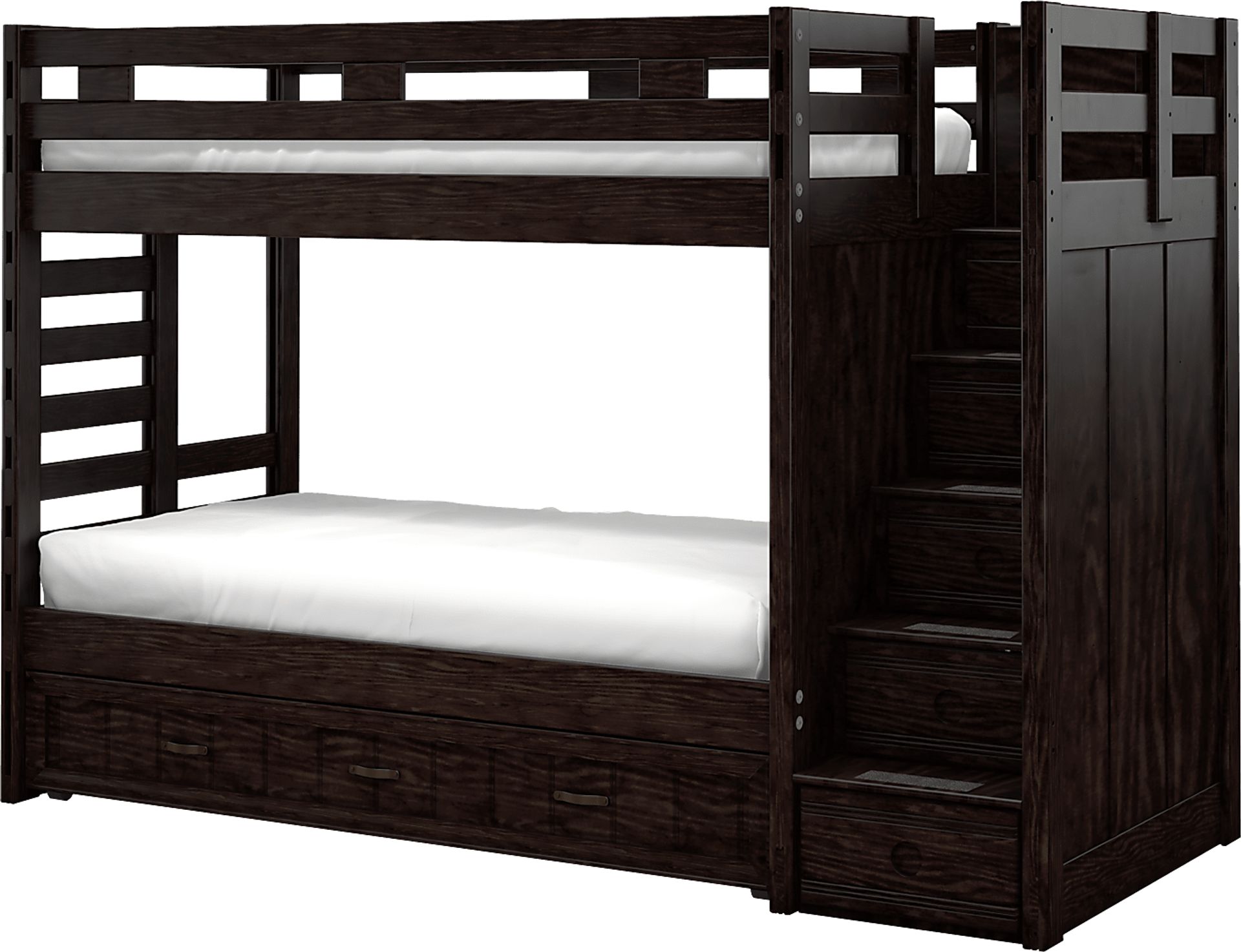 Creekside Charcoal Twin/Twin Step Bunk Bed - Image 3