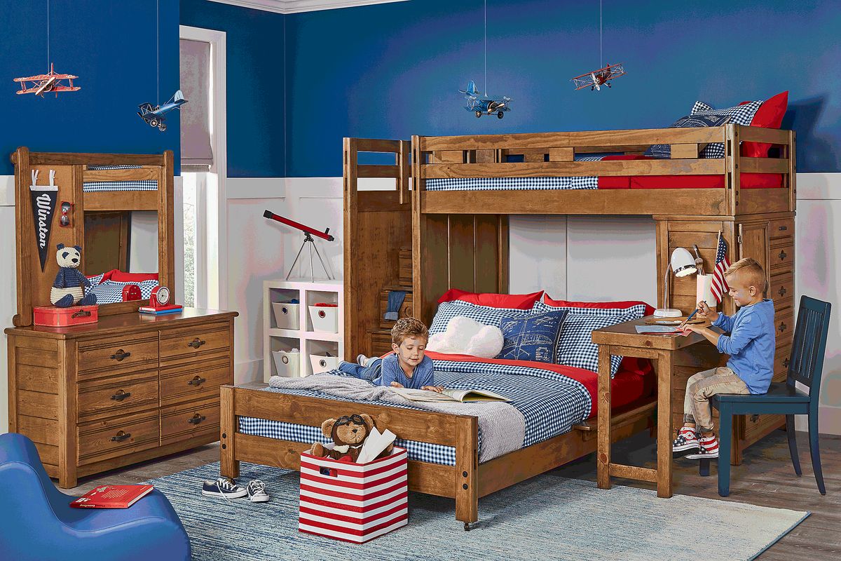 Rooms to go full bunk outlet beds