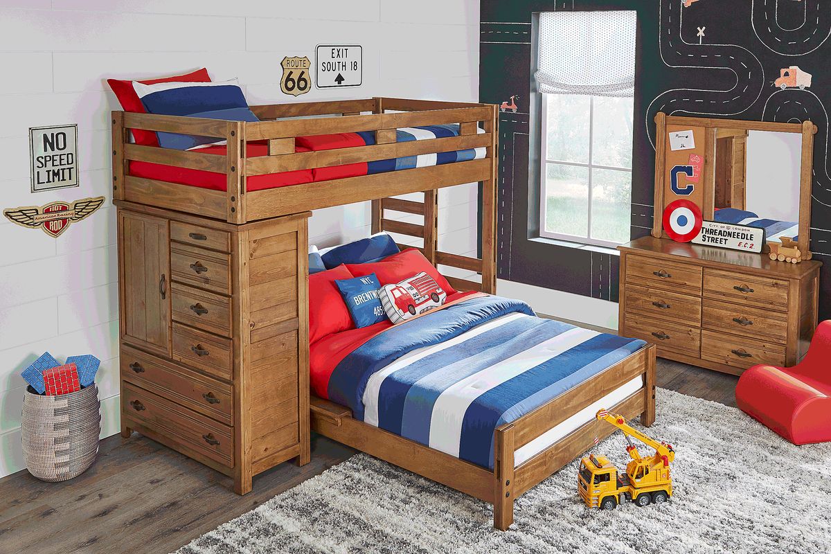 Rooms to go shop full bunk beds