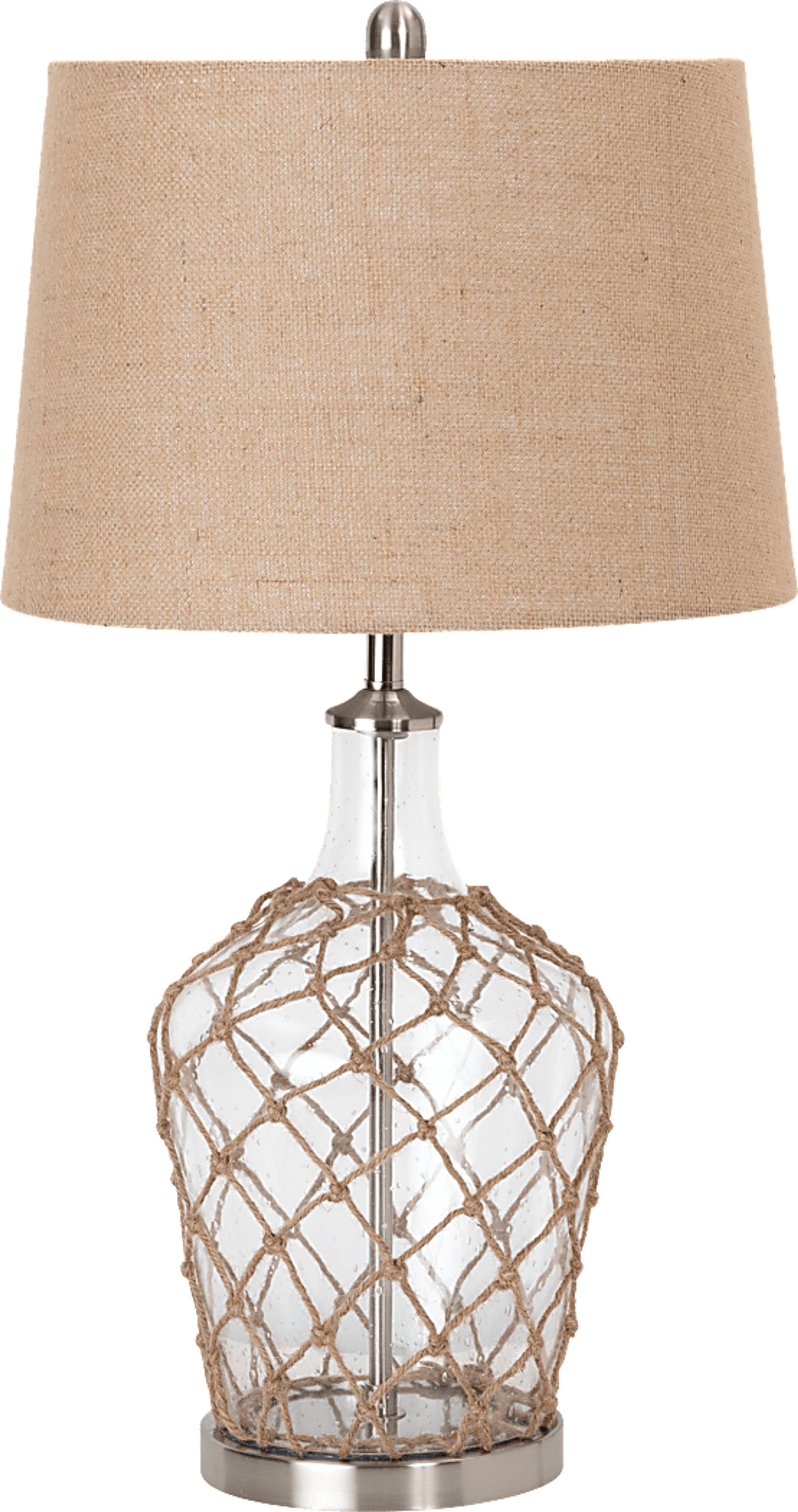 Creekside Square Beige Lamp, Set of 2 - Image 1