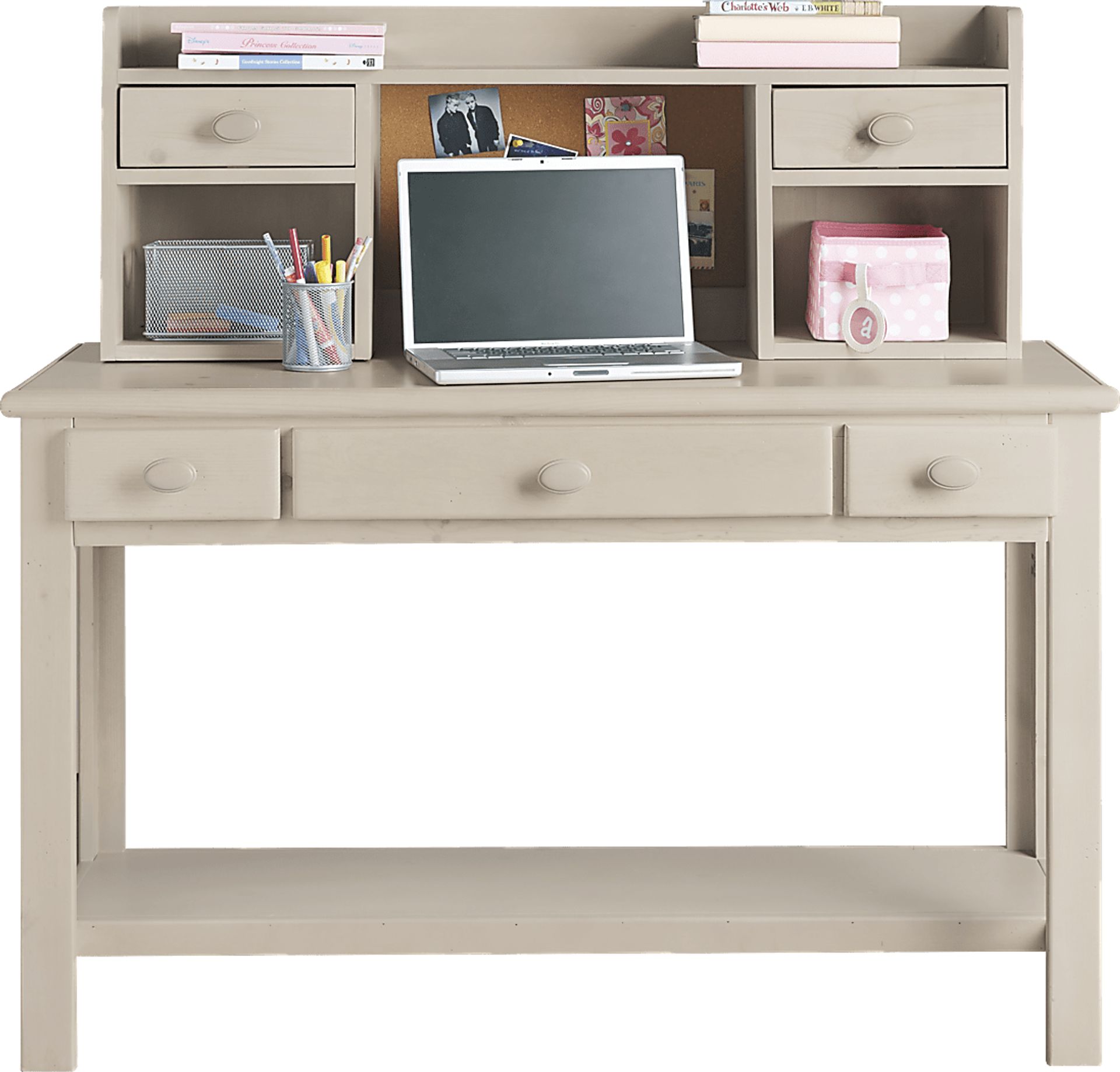 Creekside Stone Wash Desk and Hutch - Image 1